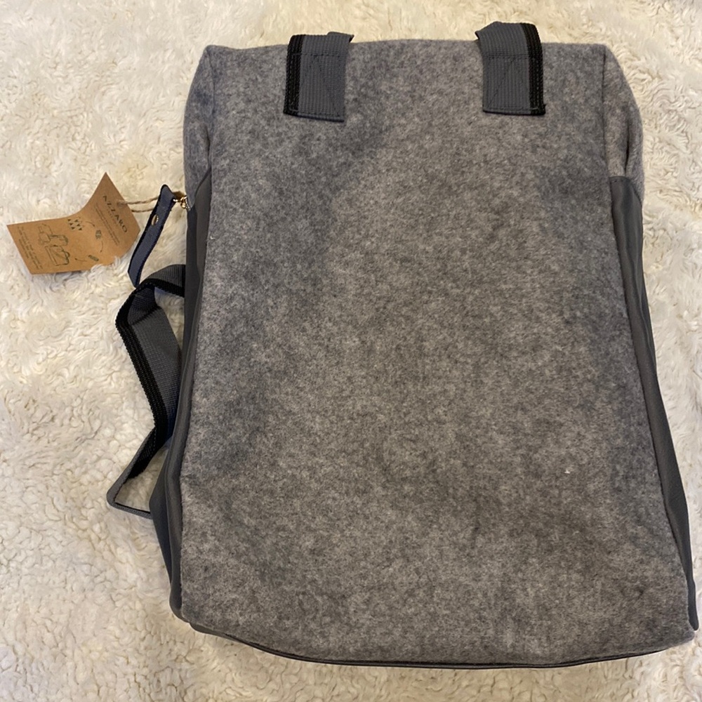 NWT Azzaro Parfums - recycled felt backpack